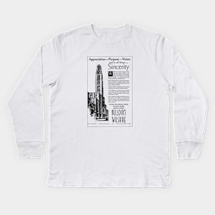 Bullock's Wilshire Grand Opening 1929 Kids Long Sleeve T-Shirt